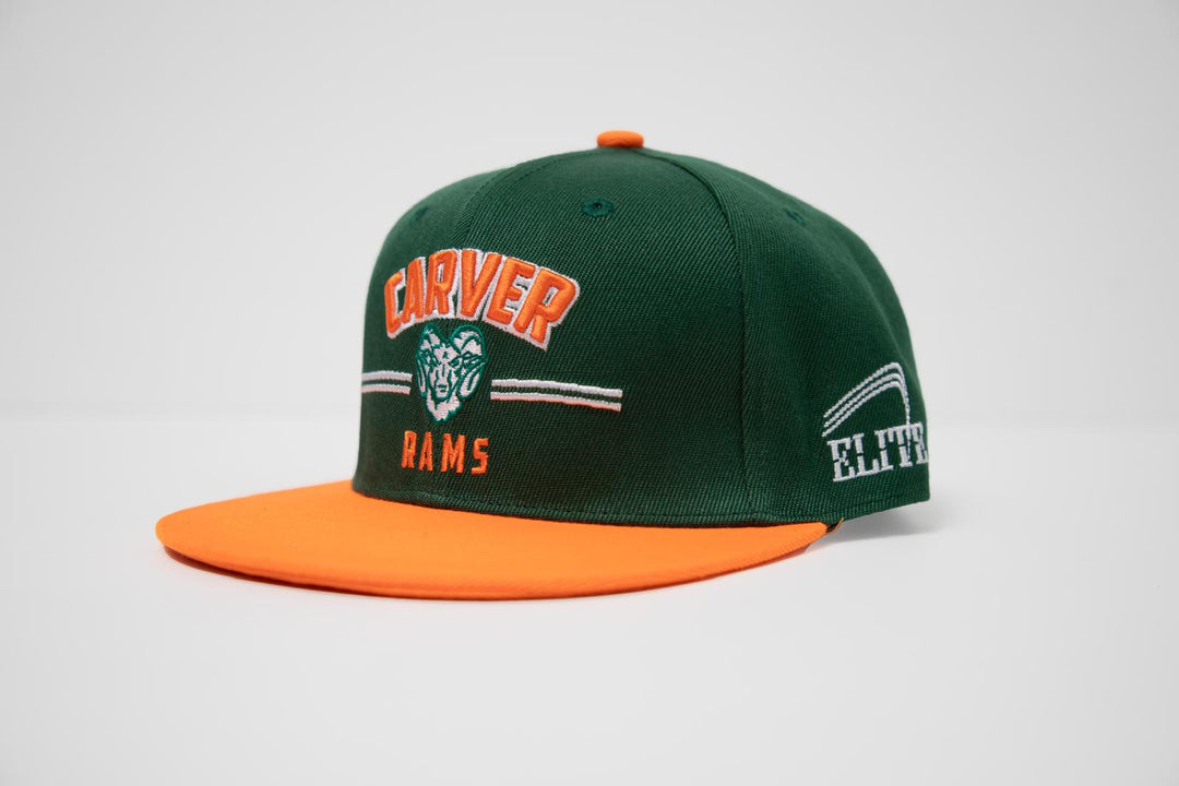 Carver SnapBack Hat - Green/Yellow