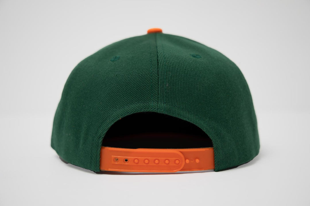 Carver SnapBack Hat - Green/Yellow