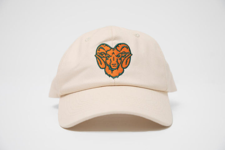 Carver Rams Dad Hat - Skin Color