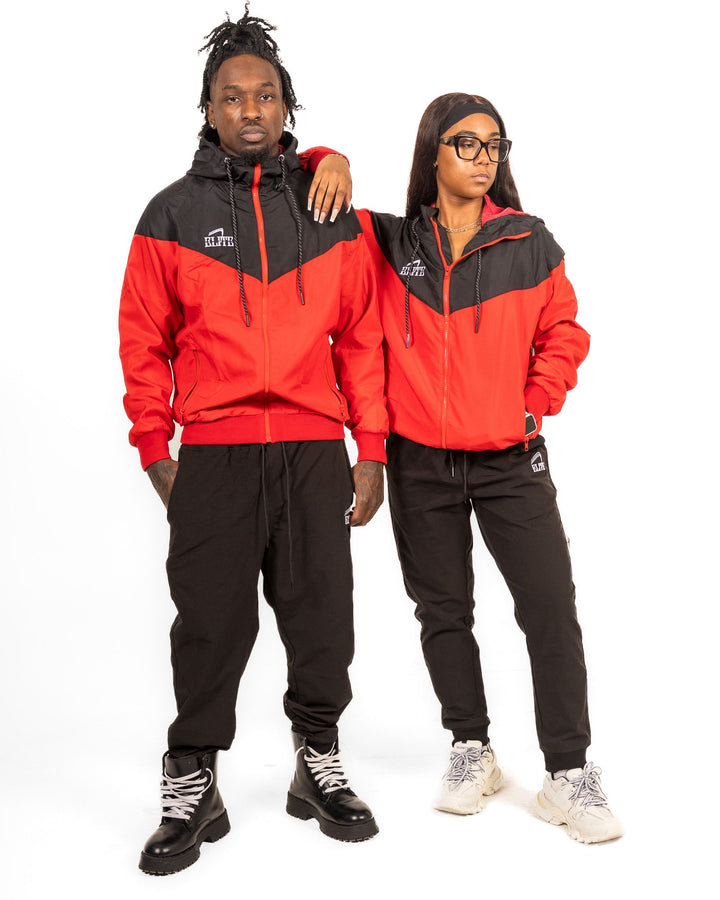 ELITE WINDBREAKER - Red & Black