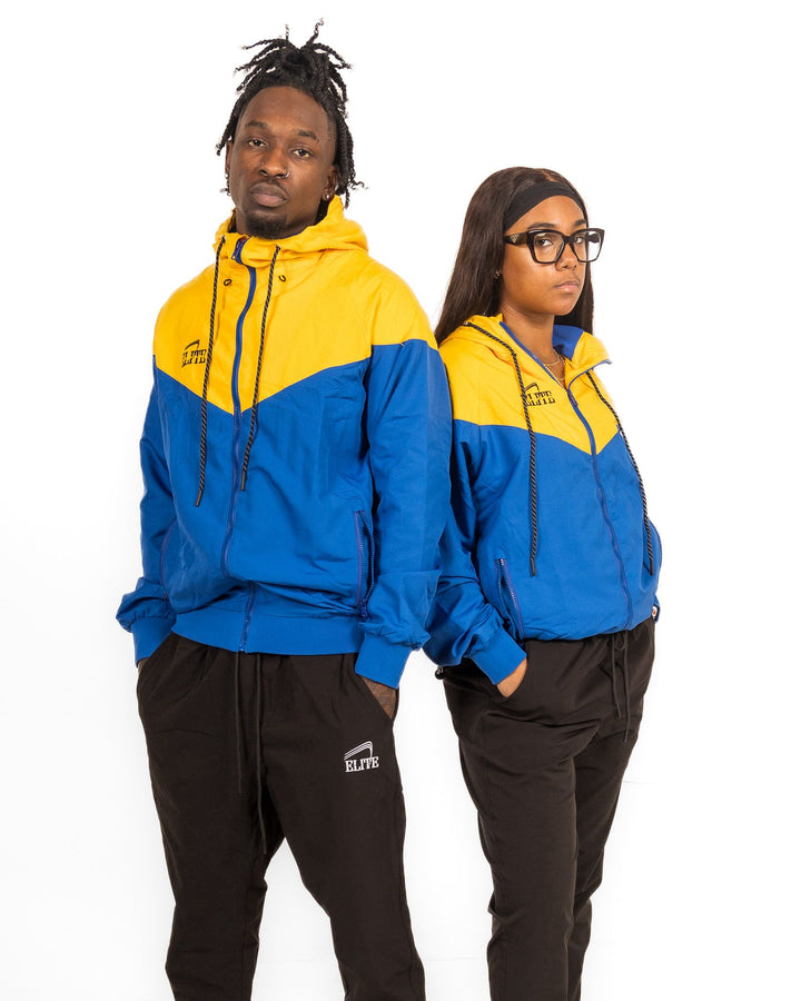 ELITE WINDBREAKER - Dark Blue & Yellow