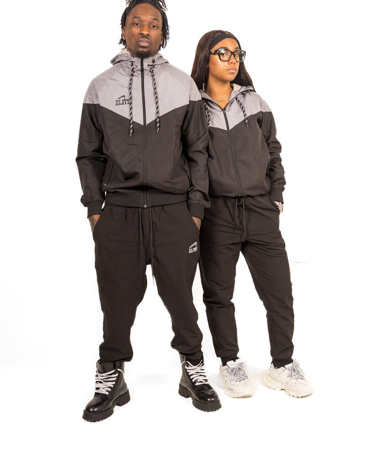 ELITE WINDBREAKER - Black & Grey