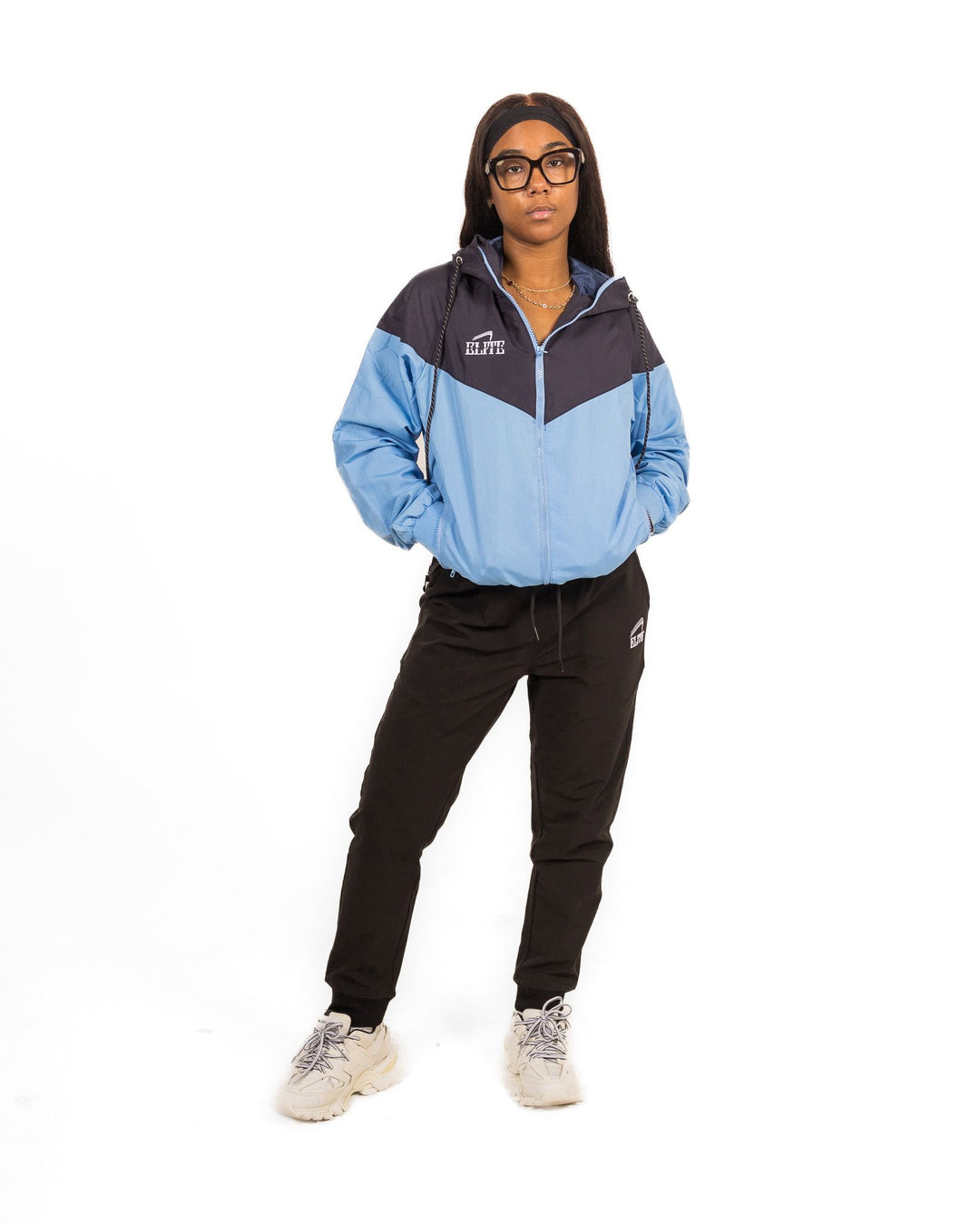 ELITE WINDBREAKER - Sky Blue & Navy