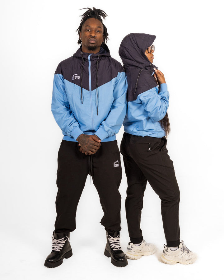 ELITE WINDBREAKER - Sky Blue & Navy