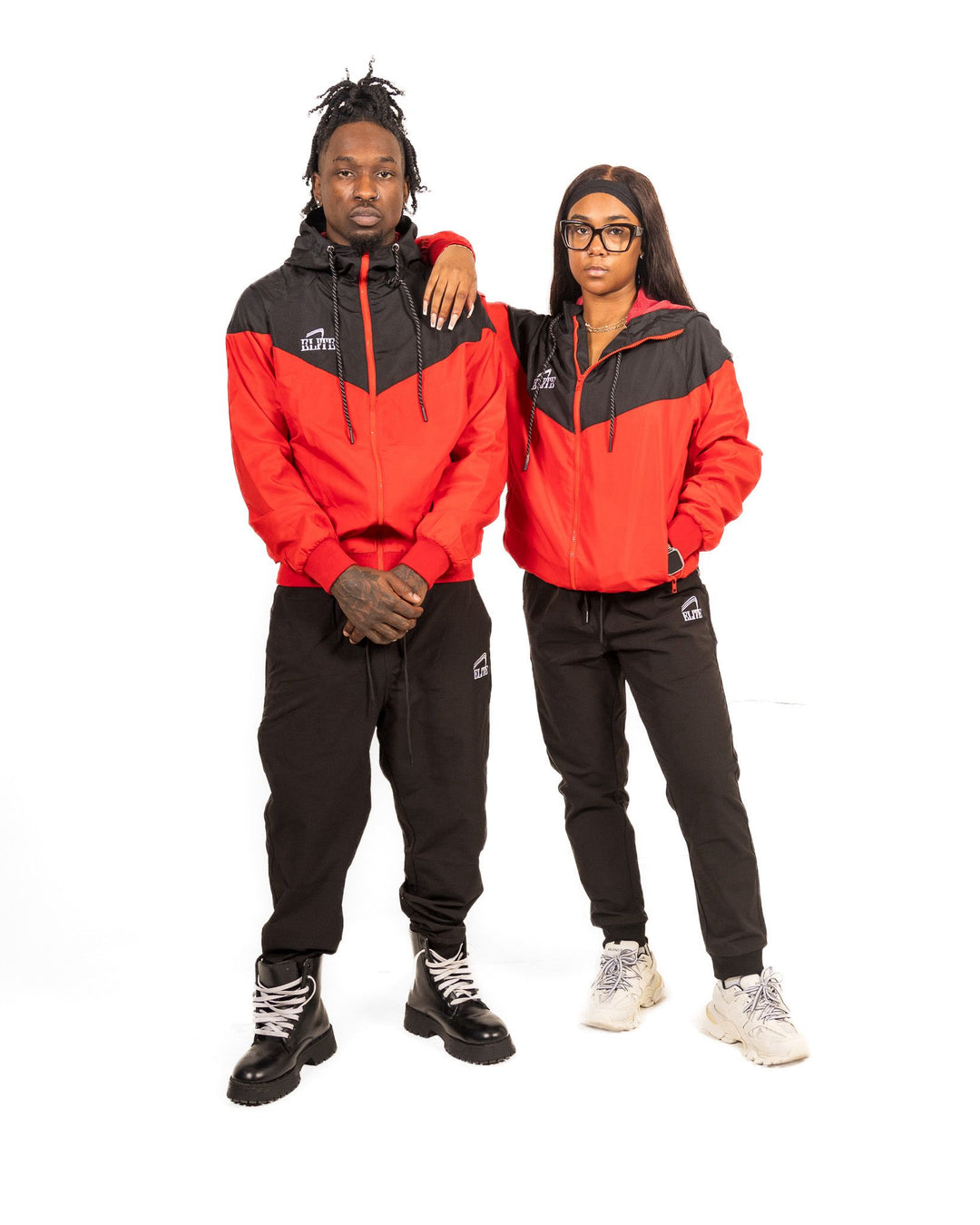 ELITE WINDBREAKER - Red & Black