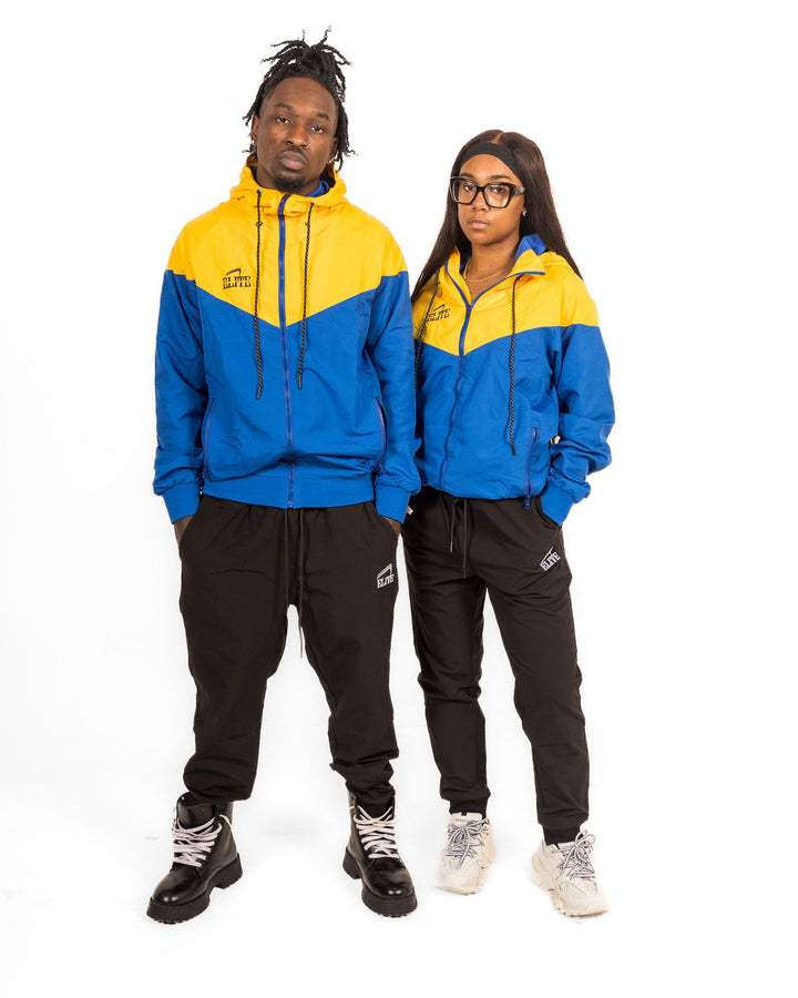 ELITE WINDBREAKER - Dark Blue & Yellow