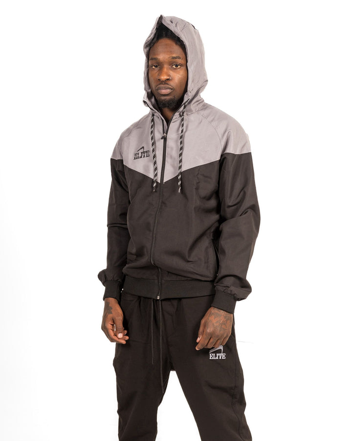 ELITE WINDBREAKER - Black & Grey