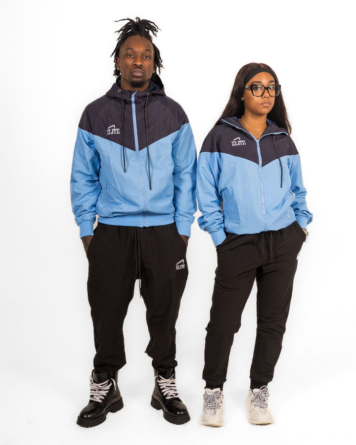 ELITE WINDBREAKER - Sky Blue & Navy