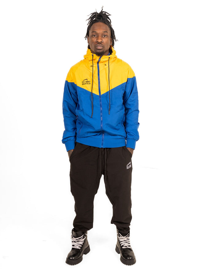 ELITE WINDBREAKER - Dark Blue & Yellow