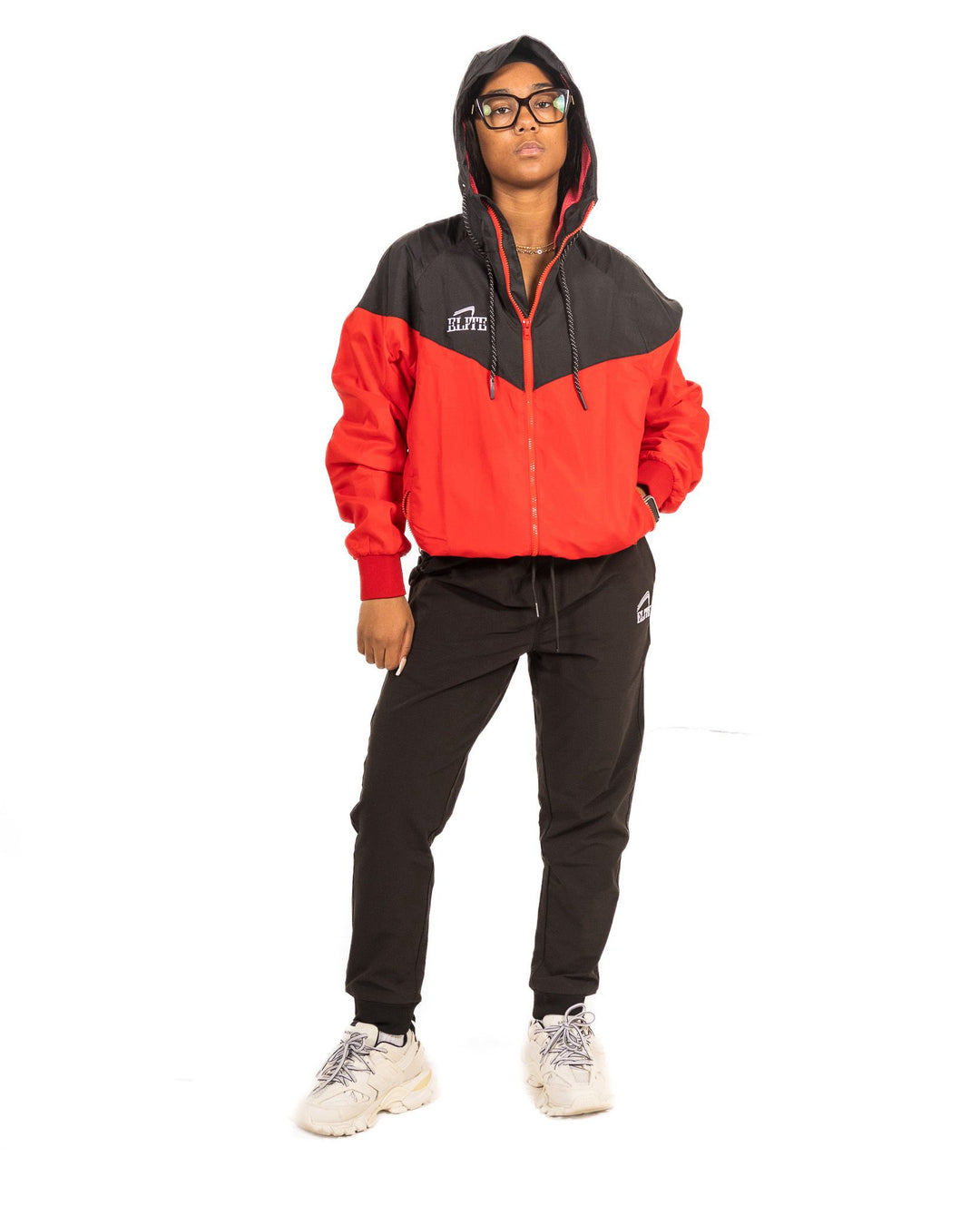 ELITE WINDBREAKER - Red & Black