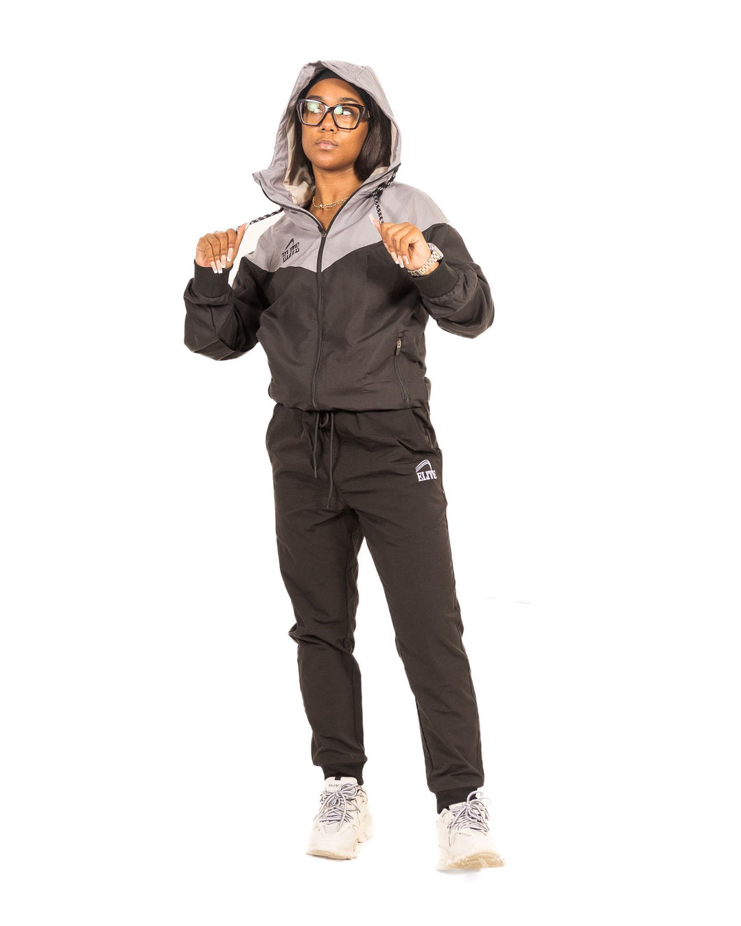 ELITE WINDBREAKER - Black & Grey