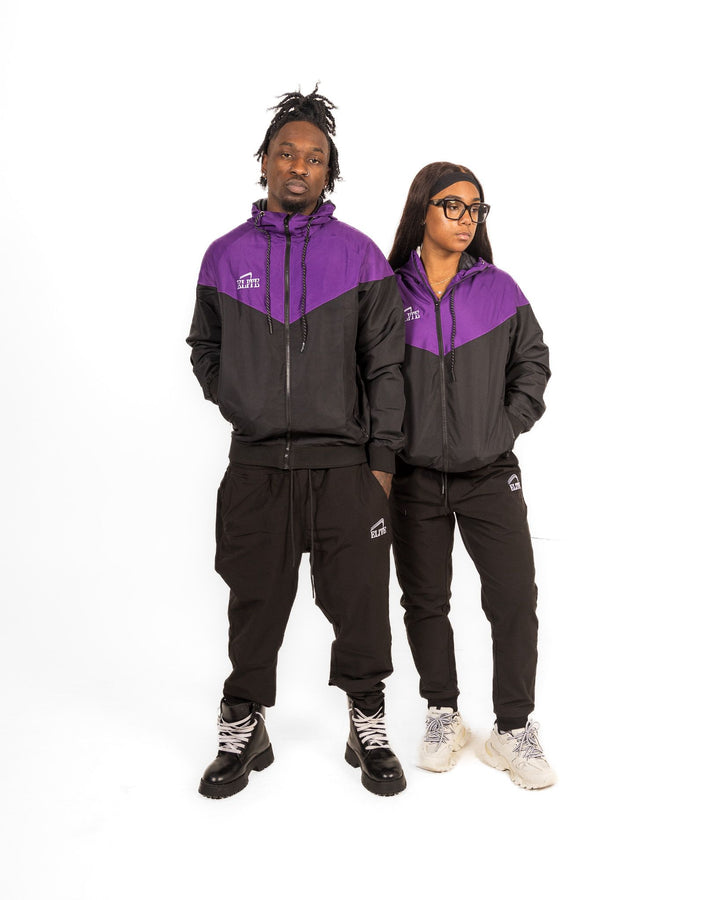 ELITE WINDBREAKER - Black & Purple