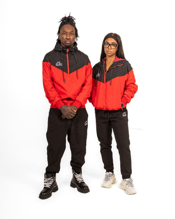 ELITE WINDBREAKER - Red & Black