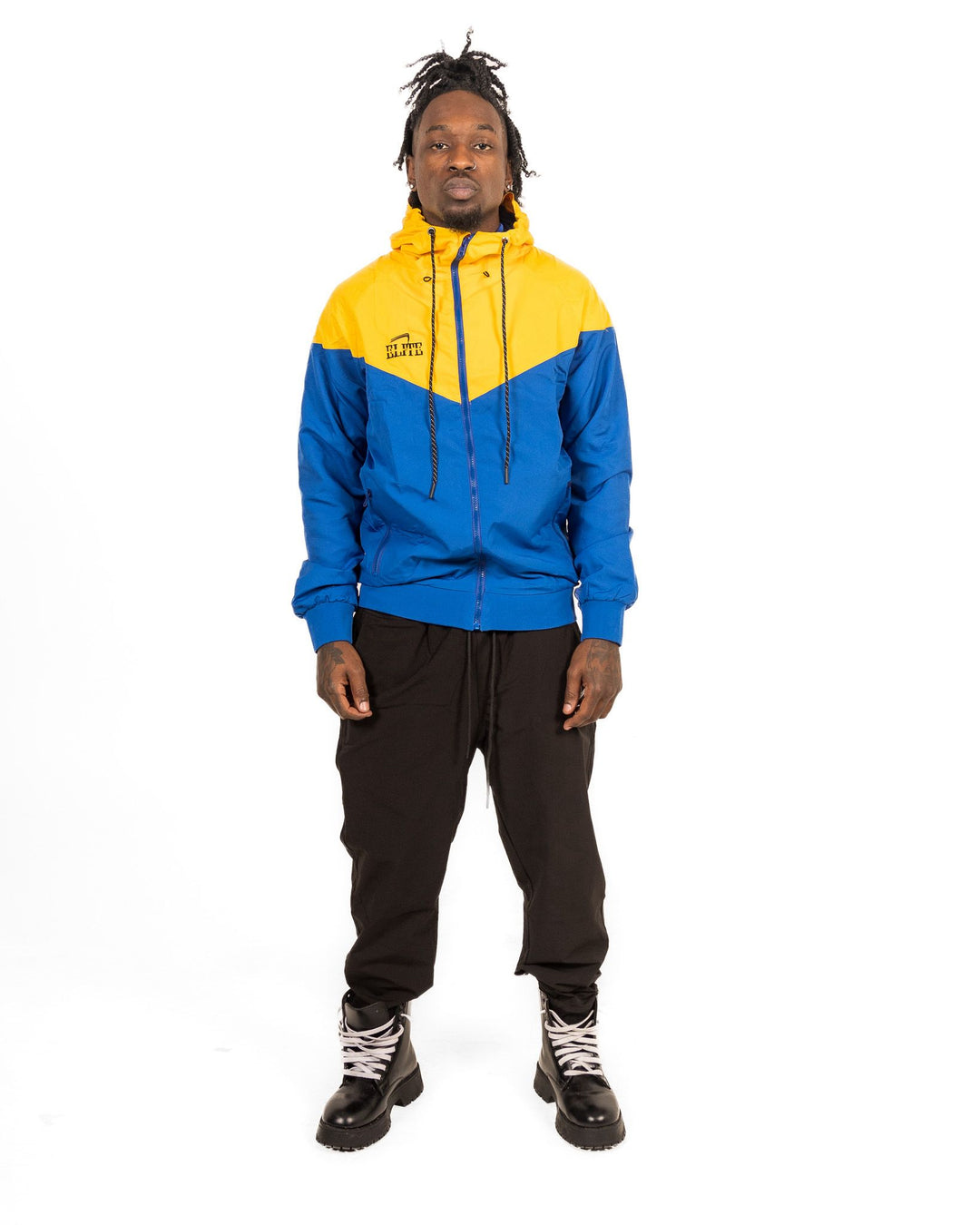 ELITE WINDBREAKER - Dark Blue & Yellow