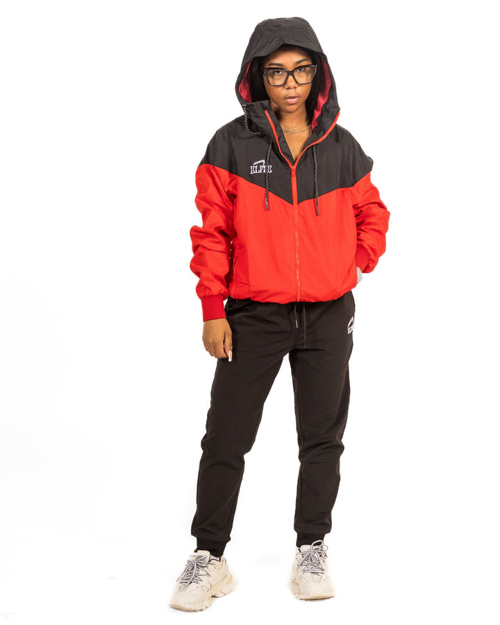 ELITE WINDBREAKER - Red & Black