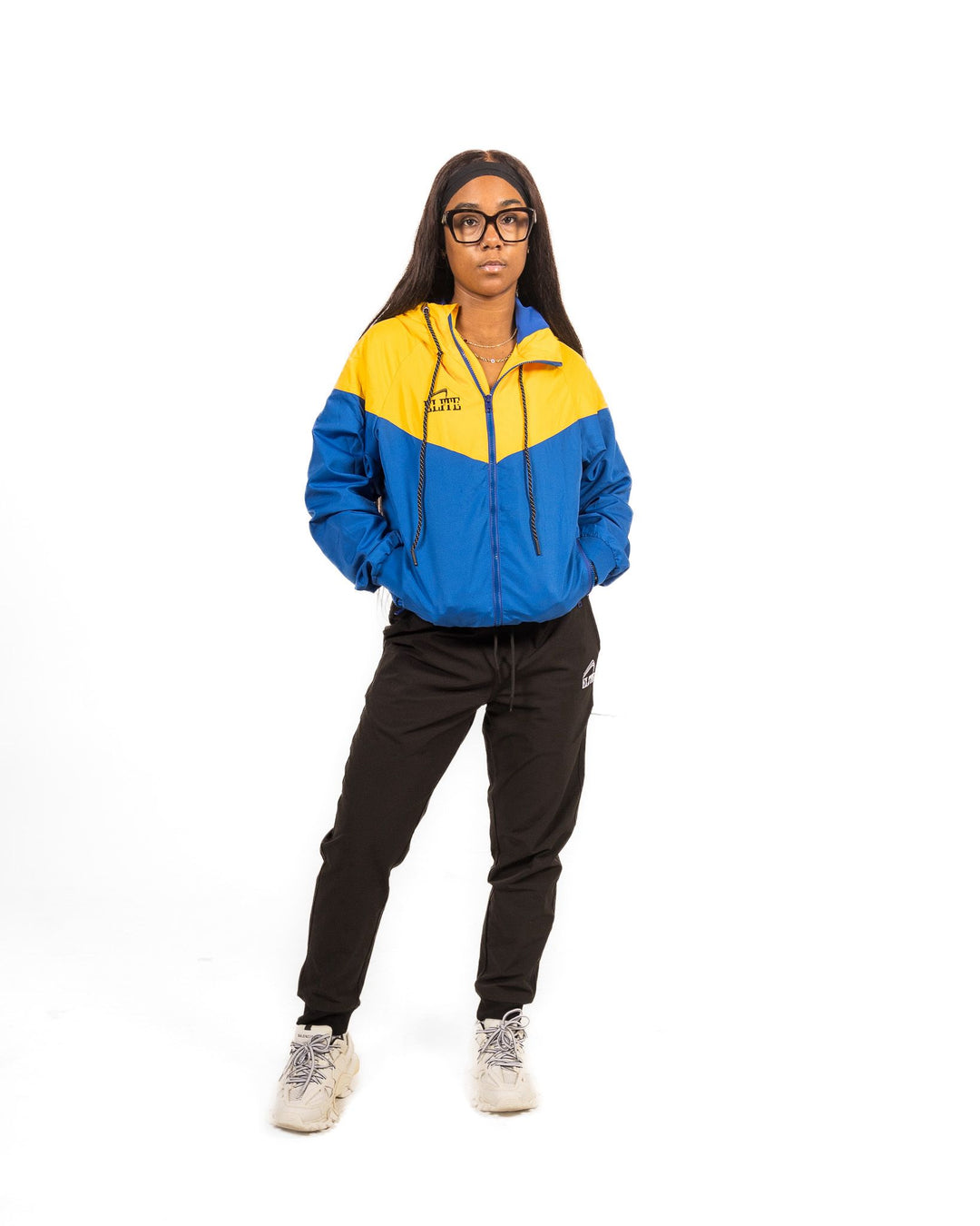 ELITE WINDBREAKER - Dark Blue & Yellow