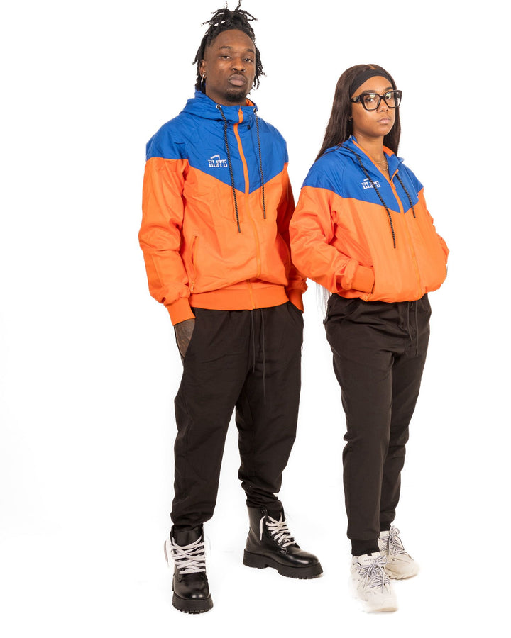 ELITE WINDBREAKER - Orange & Blue