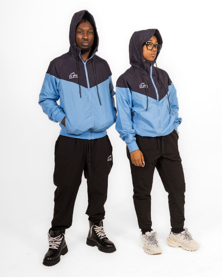 ELITE WINDBREAKER - Sky Blue & Navy