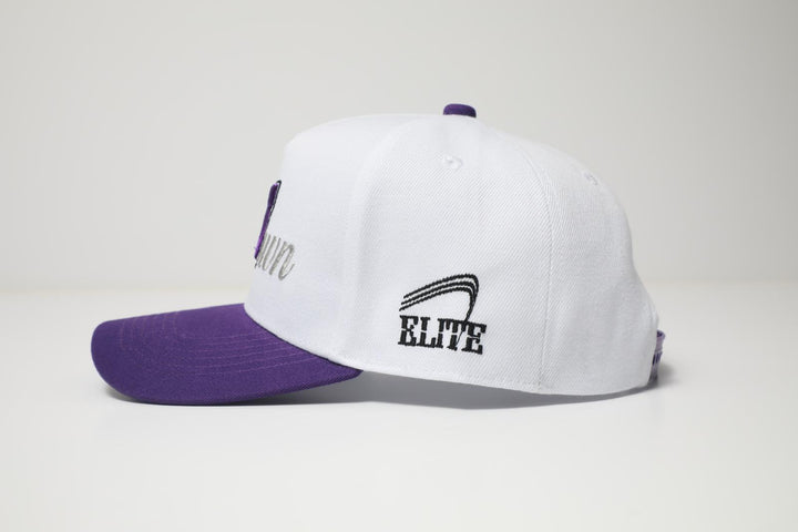 Woodlawn Panther Hat - White & Purple