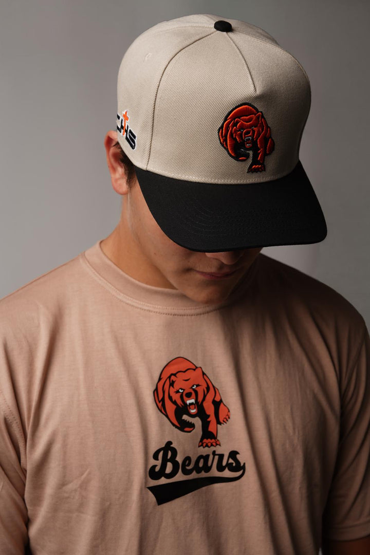 Catholic Bear Banner Shirt - Brown