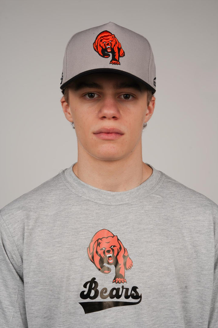 Catholic Bear Banner Shirt - Grey