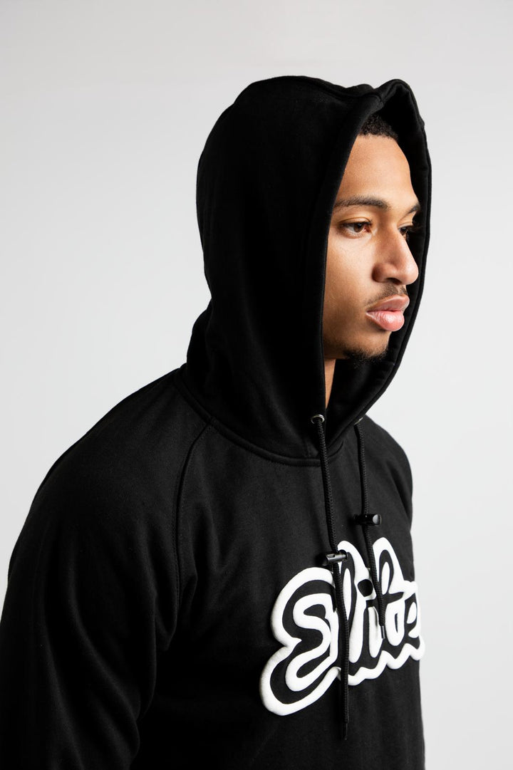 Elite Puffy Hoody - Black