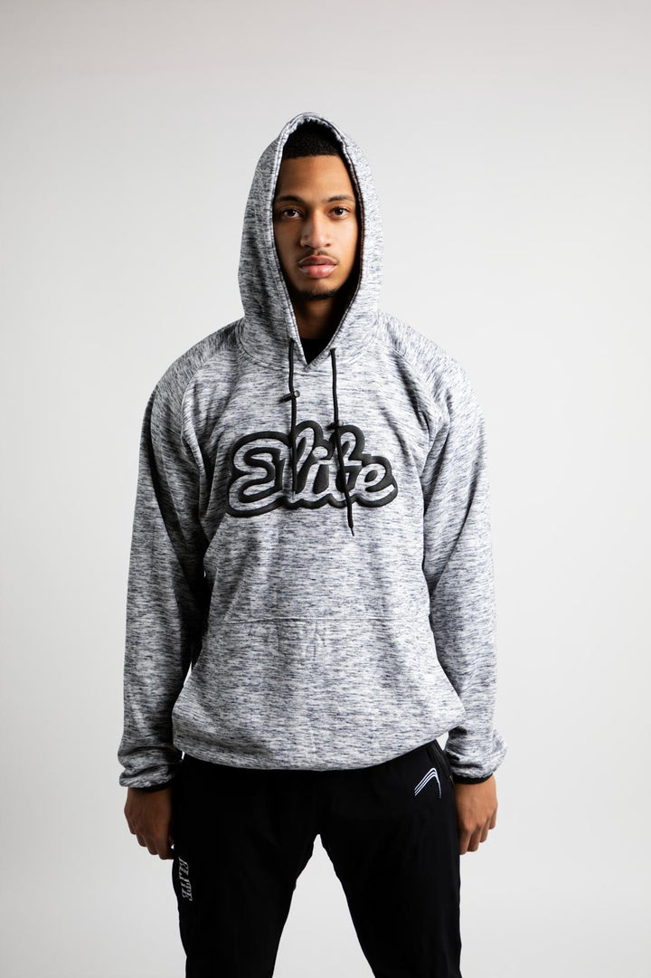 Elite Puffy Hoody - Grey