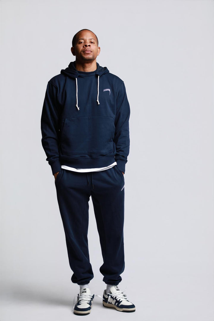 Elite Crewneck Hoody - Blue