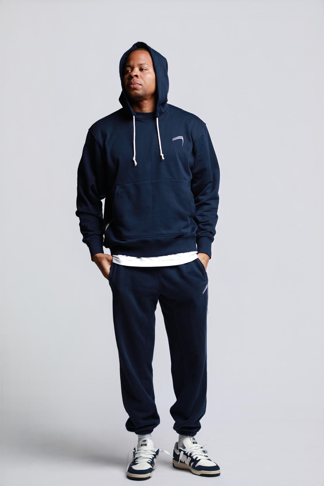 Elite Crewneck Hoody Set - Blue