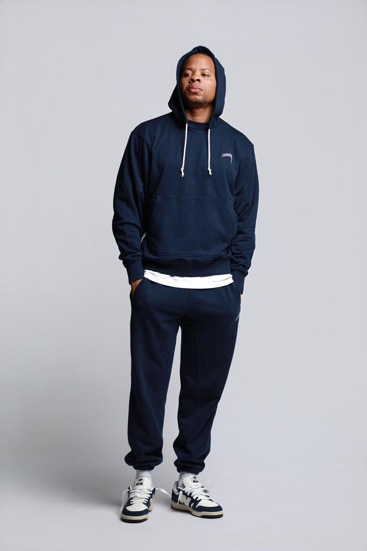 Elite Crewneck Hoody Set - Blue