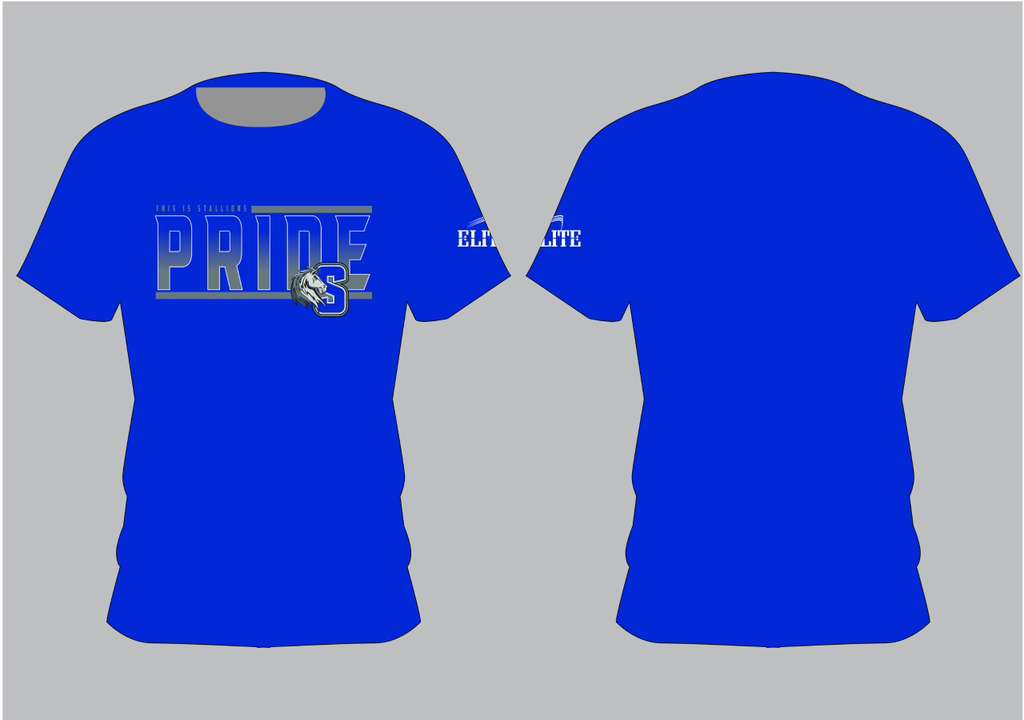 Scotlandville Pre-Engineering Shirt (Pride Logo) - Blue
