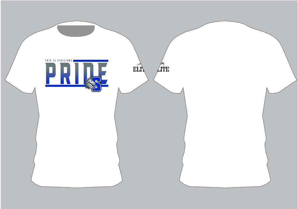 Scotlandville Pre-Engineering Shirt (Pride Logo) - White