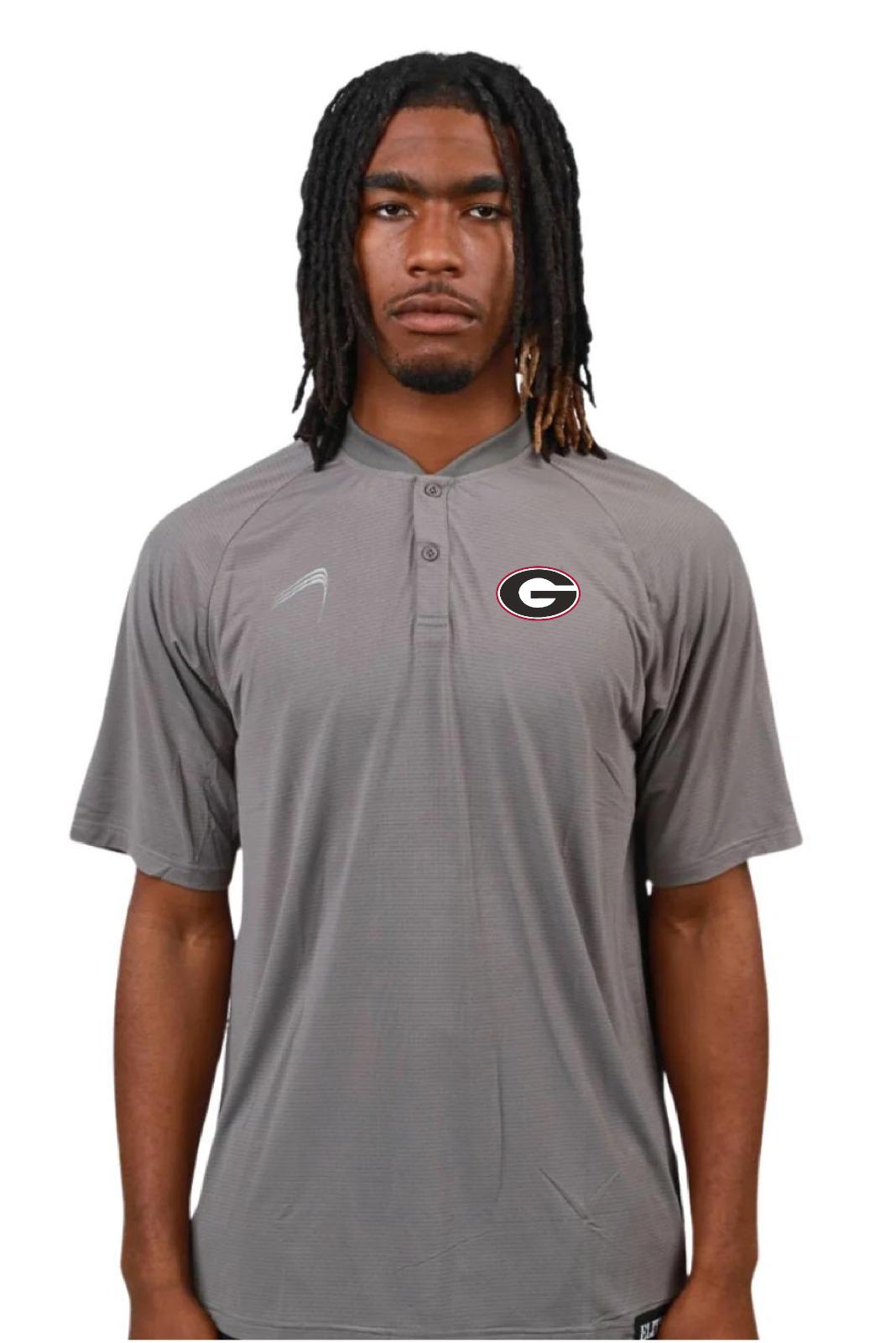 Glen Oaks Panthers Blade Polo - Grey