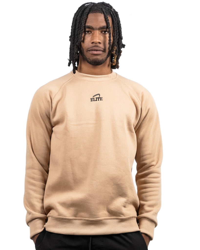 【美品】カベサロッソ sandwichcrew sweat pullover Elite CREWNECK SWEATSHIRT - Desert Sand – ELITE BY ECW