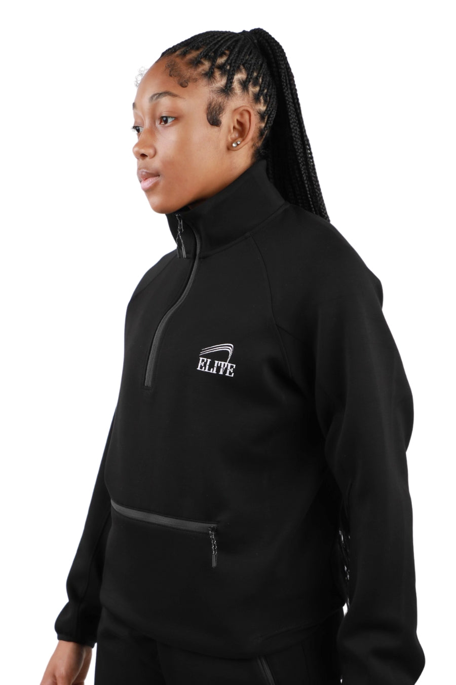 Elite Premier Tech 1/2 Zip Pullover - Women's - Black