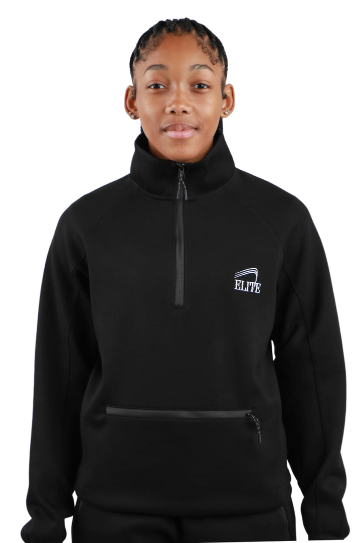 Elite Premier Tech 1/2 Zip Pullover - Women's - Black