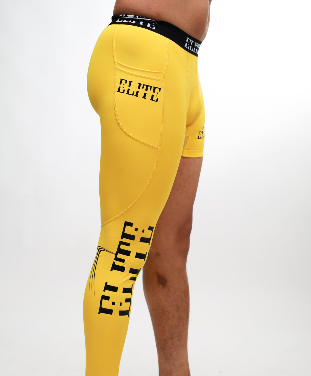 Elite One Legged  Tights - Yellow