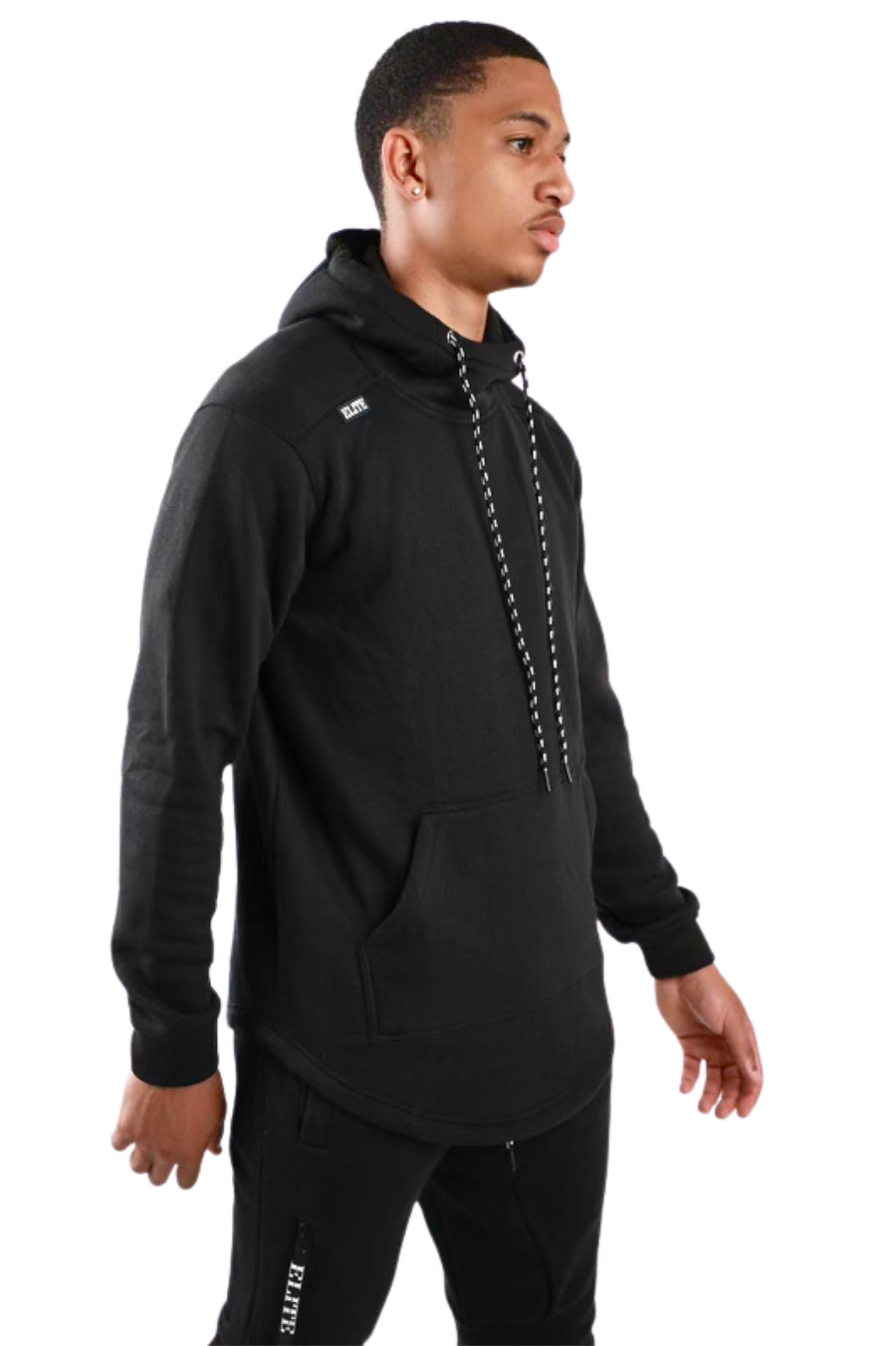 Elite Extended Hoody - Black