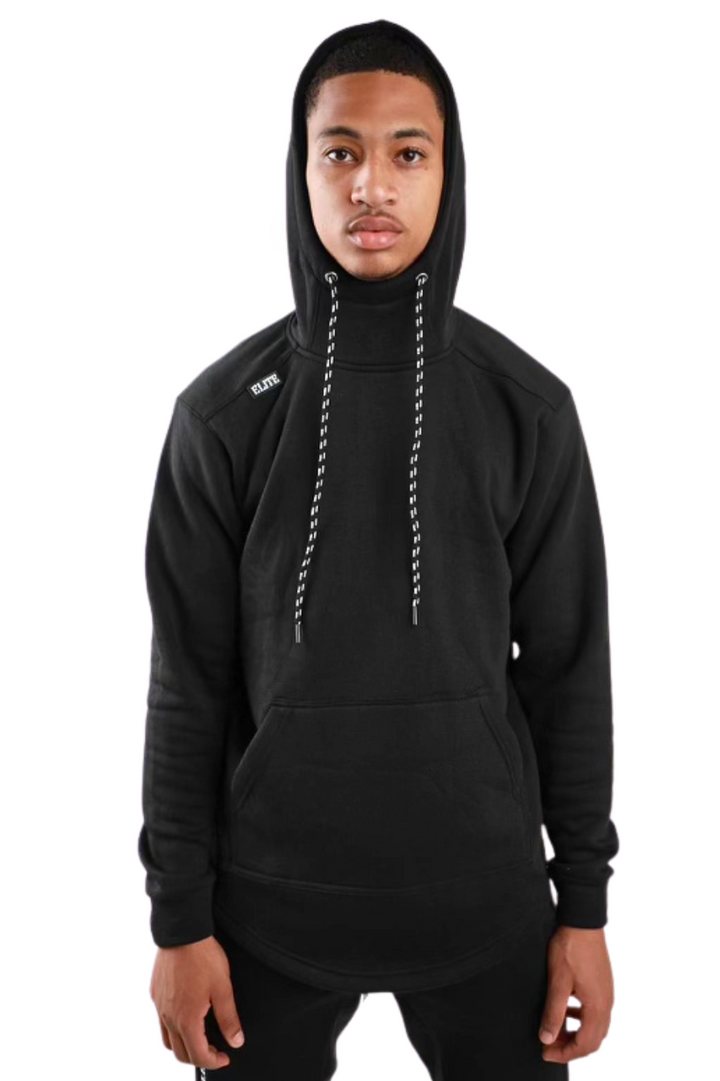 Elite Extended Hoody - Black