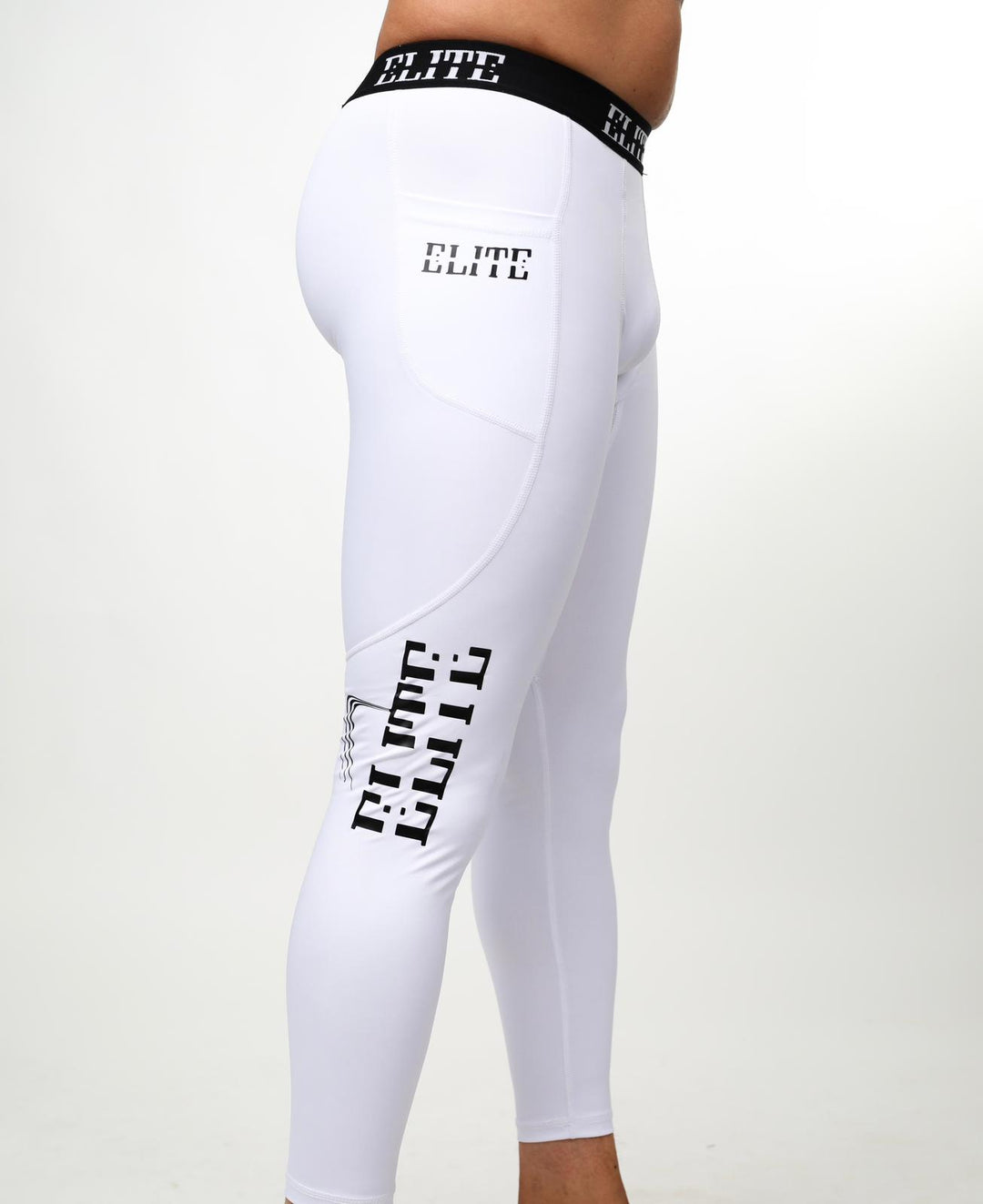 Elite Full Length Tights - White