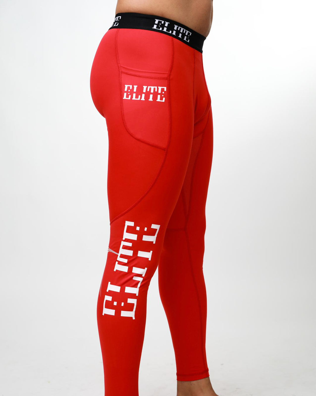 Elite Full Length Tights -Red