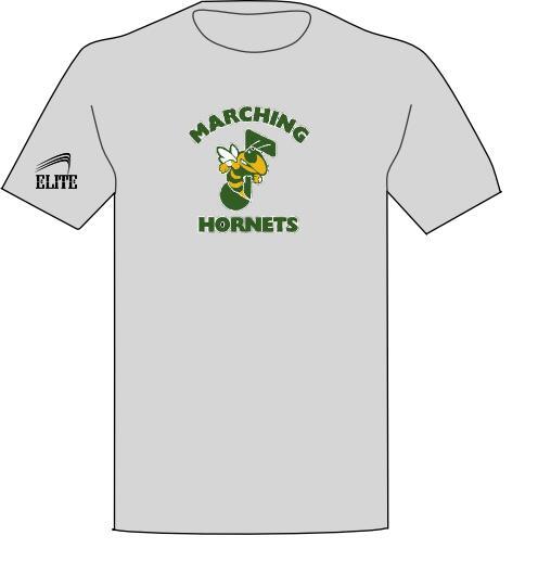 Rayville Band Team Store - Half Sleeve  Light Grey