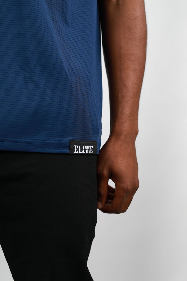 Elite - Golf Polo Shirt Blue