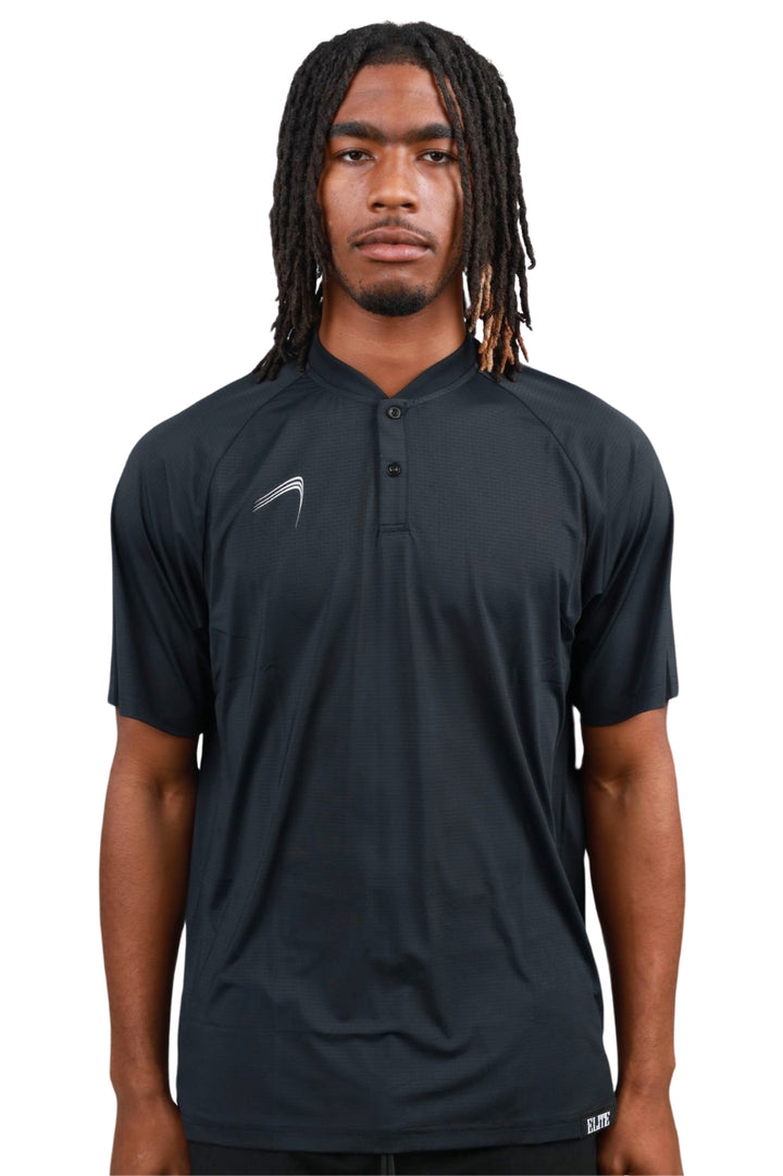 Elite Golf Blade Polo - Black