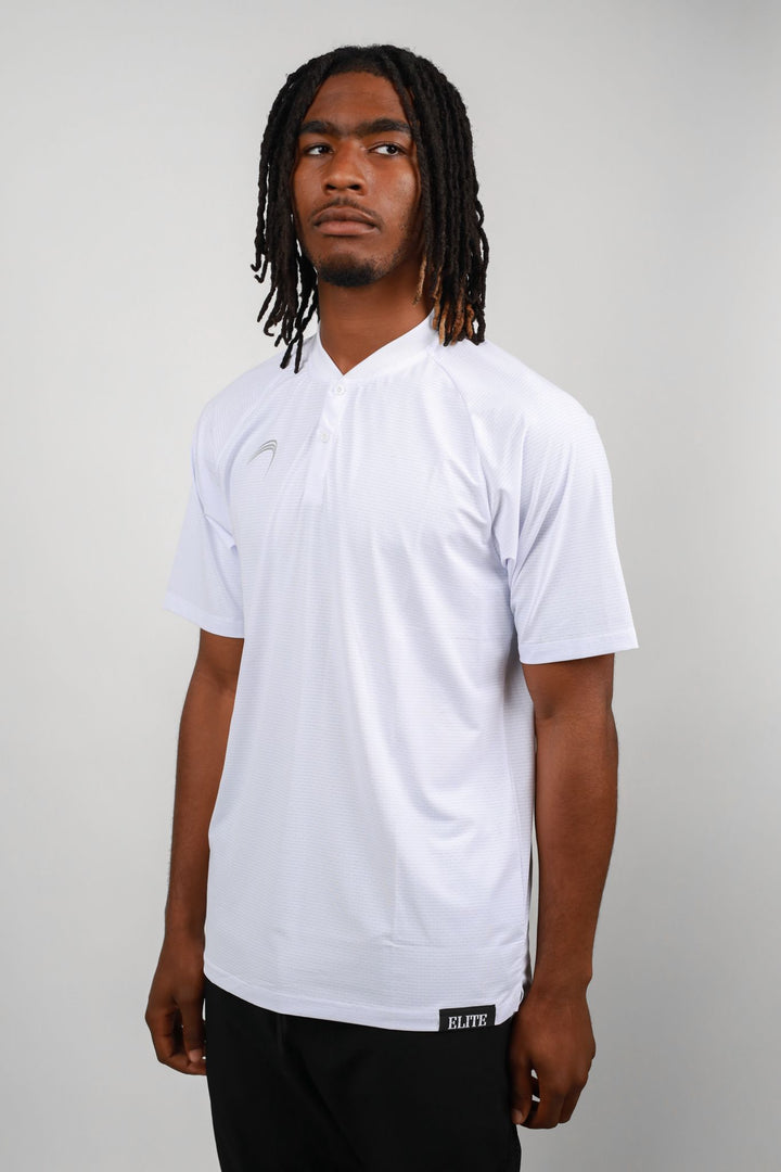 Elite - Golf Polo Shirt White