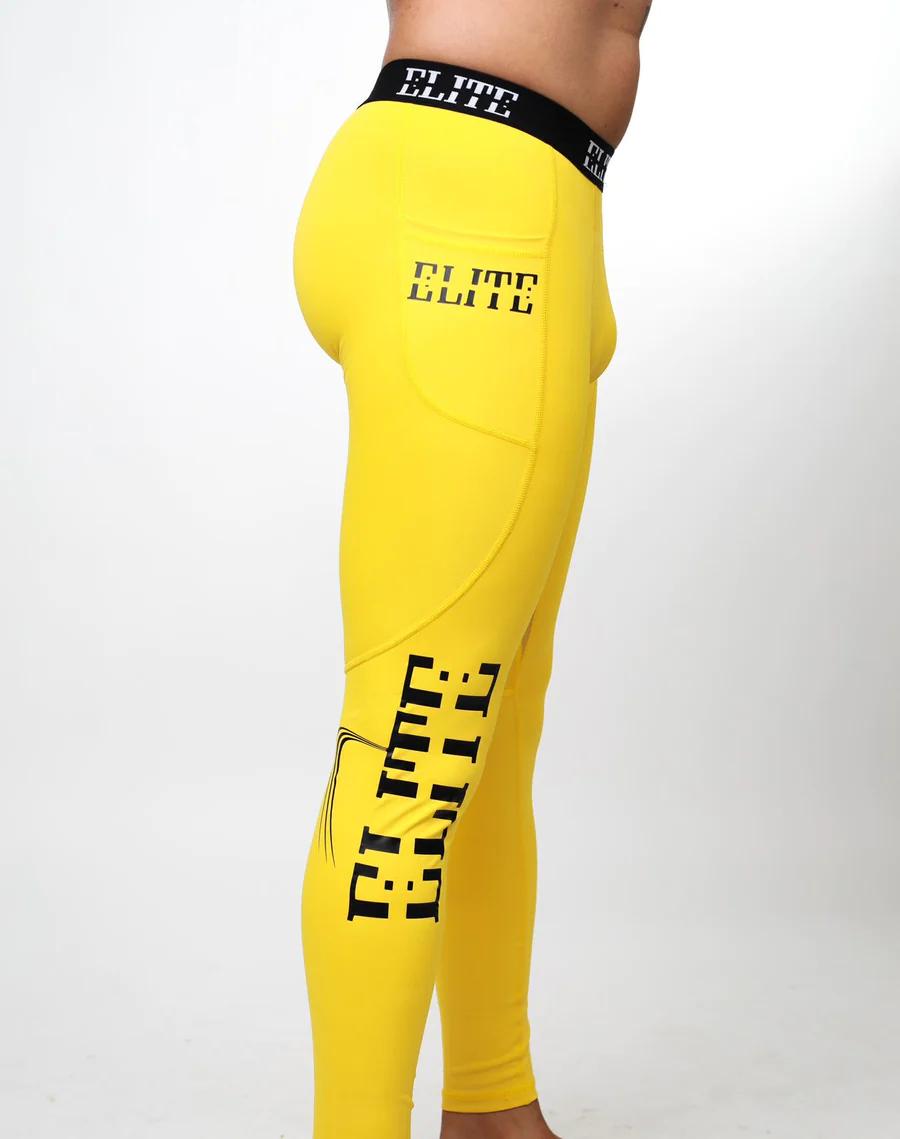 Elite One Legged  Tights -Yellow