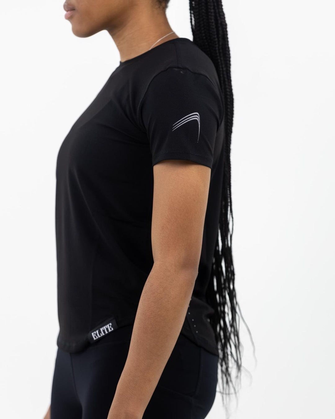 Women’s Mesh Runner Shirt- Black