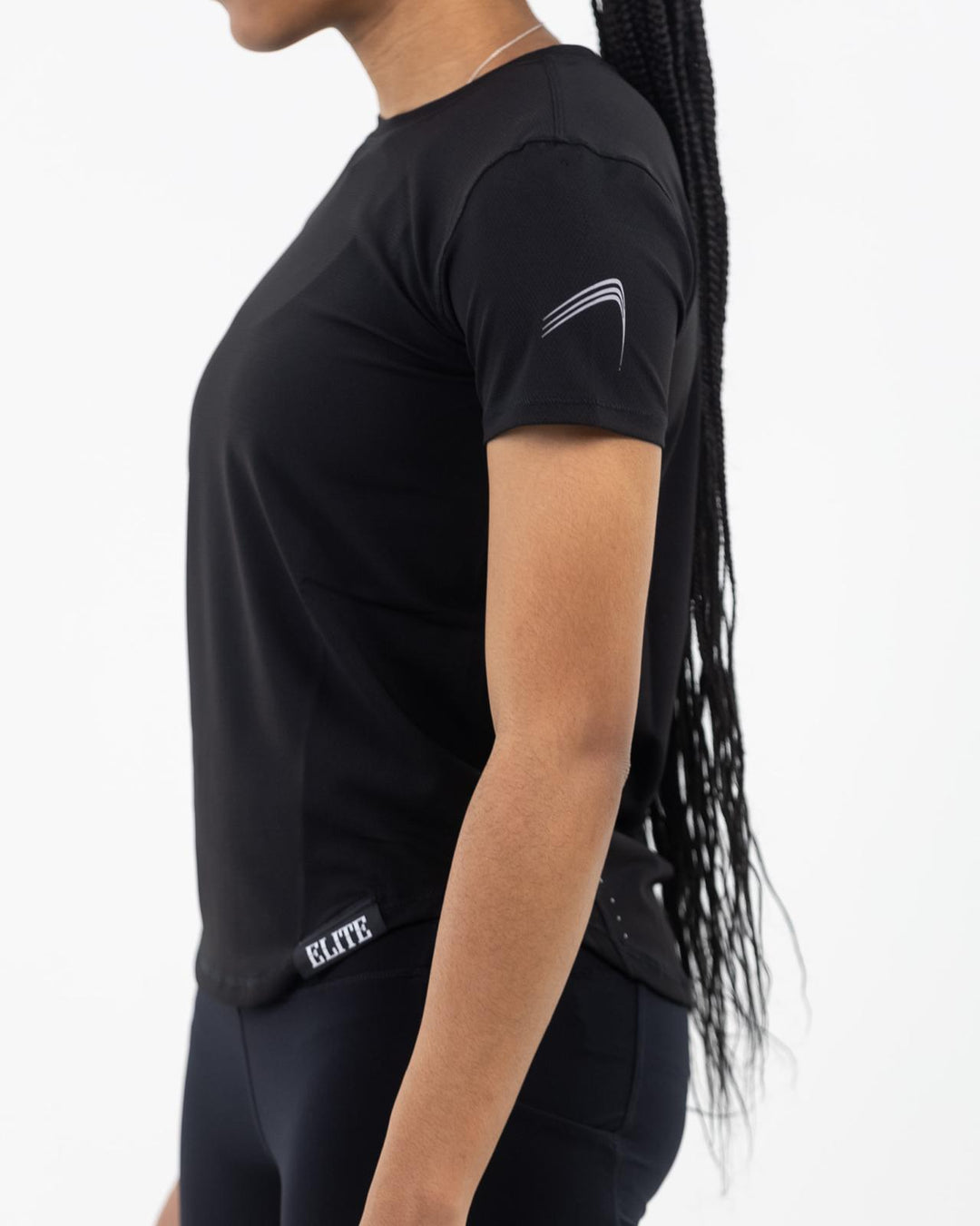 Women’s Mesh Runner Shirt- Black