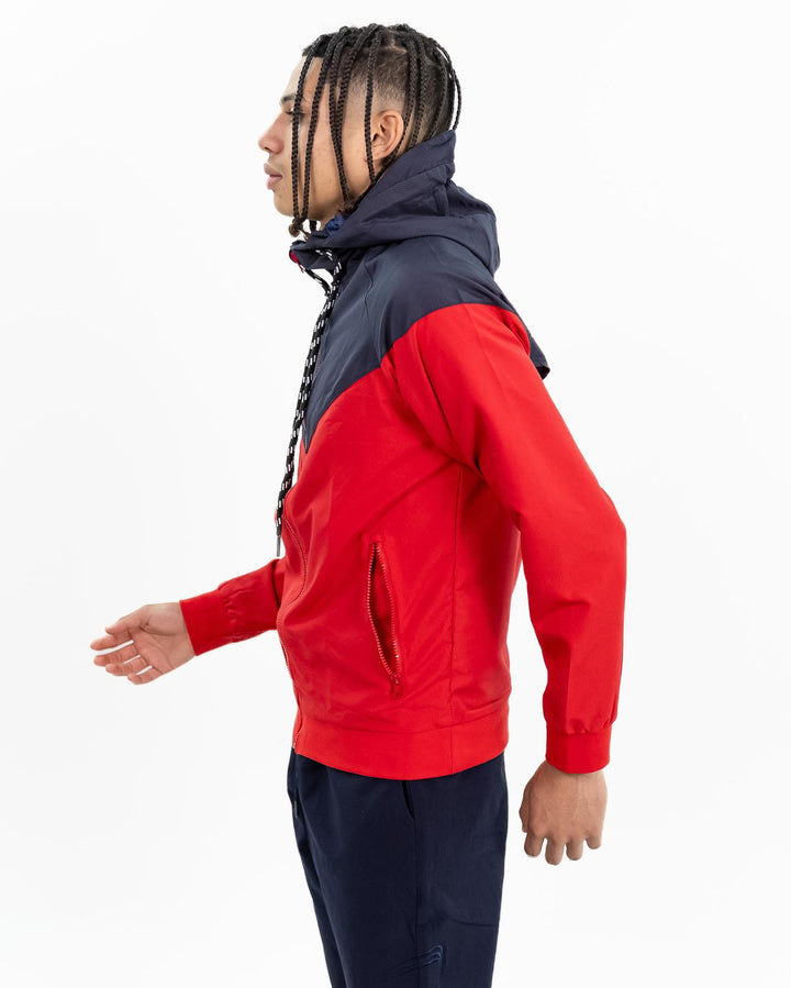 ELITE TWO TONE WINDBREAKER - RED/NAVY