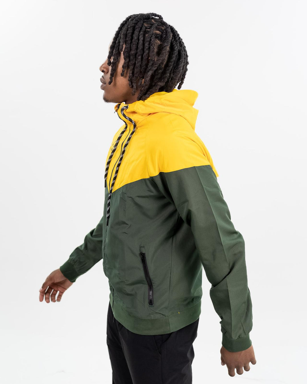 ELITE TWO TONE WINDBREAKER - GREEN/GOLD